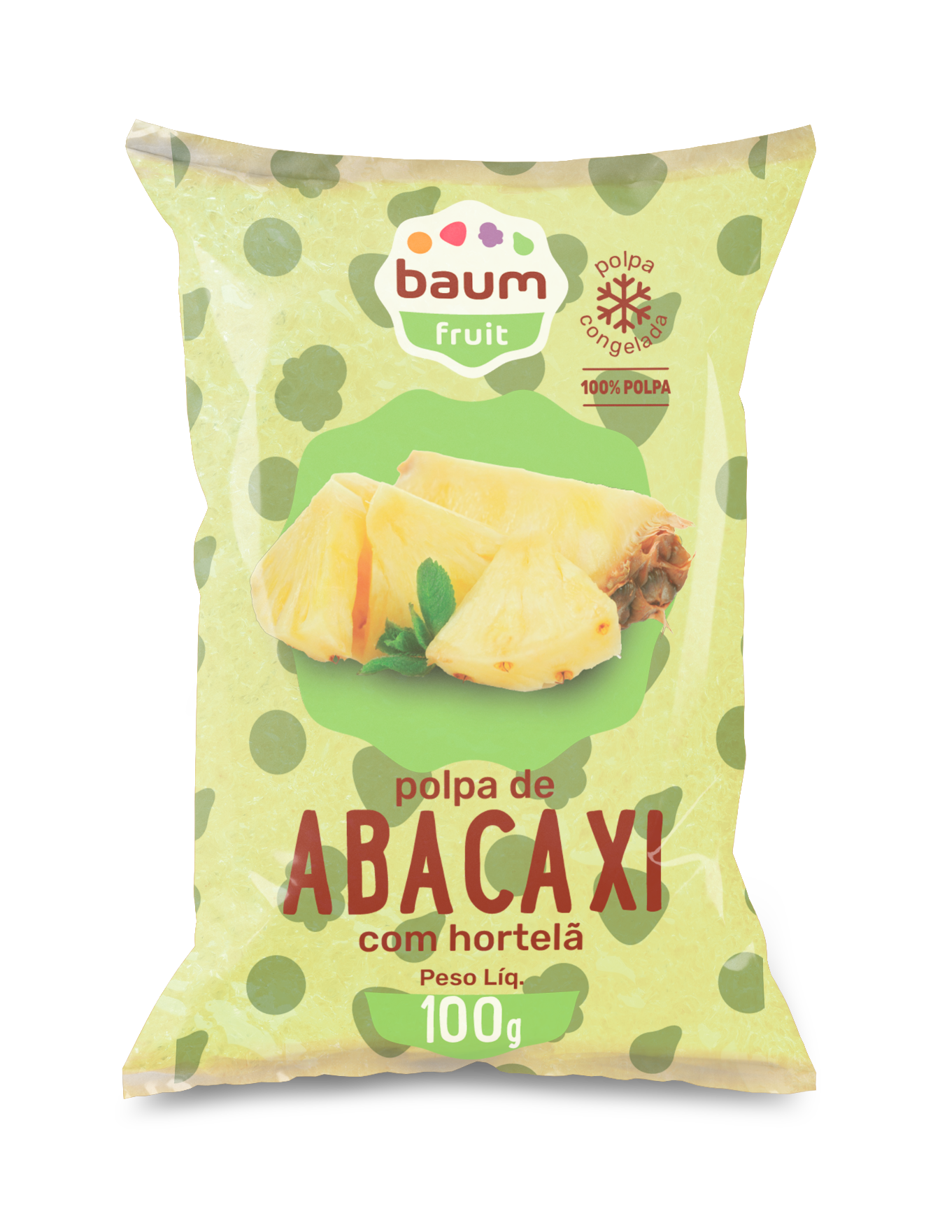 Baum Fruit - Polpa de Abacaxi com Hortelã 01