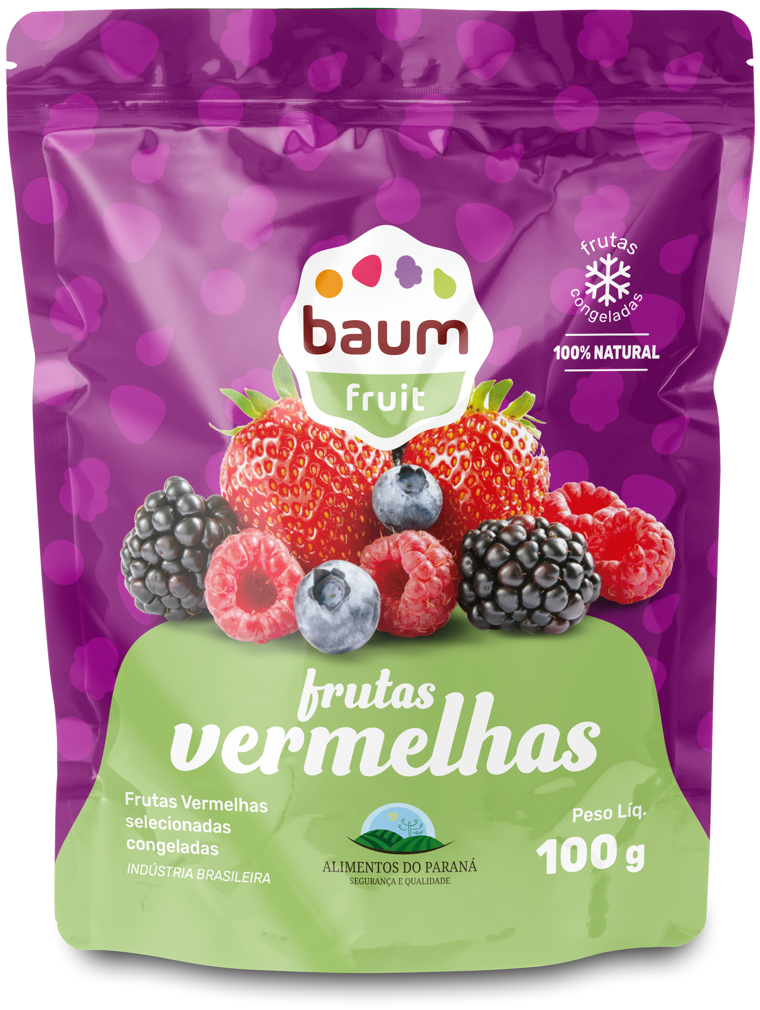 frutas vermelhas 100g